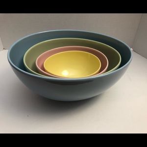 Melamine nesting bowls